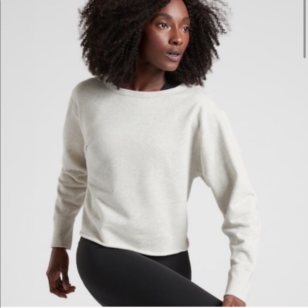 Athleta cropped crew neck